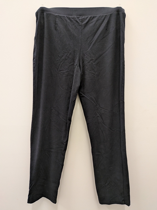 Denim&Co Pants - D&Co Denim & Company Black Pants XLT Women Pull On Stretch Straight Leg Tall Bsn